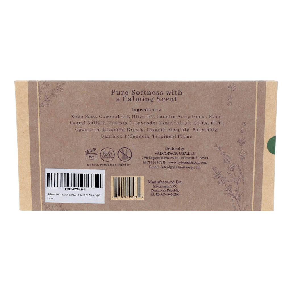 04 Lavender Bar Soap 1.41 oz, Pack of 8 units